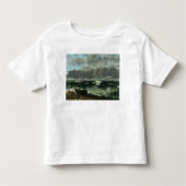 Het Stormy Zee of, The Wave, 1870 Kinder Shirts (Voorkant)