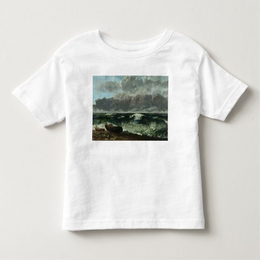 Het Stormy Zee of, The Wave, 1870 Kinder Shirts (Voorkant)