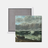 Het Stormy Zee of, The Wave, 1870 Magneet (Voorkant / Achterkant)