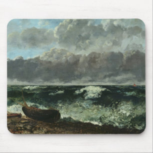 Het Stormy Zee of, The Wave, 1870 Muismat