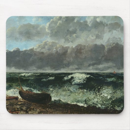 Het Stormy Zee of, The Wave, 1870 Muismat (Voorkant)