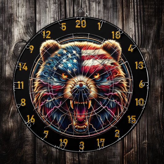 Het stoutste Beer spelbord van de Patriot Dartbord