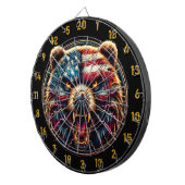 Het stoutste Beer spelbord van de Patriot Dartbord (Voorkant Rechts)