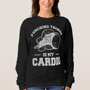 Het straffen van dingen is mijn cardio boxer trui