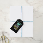 Het straffen van mensen is verboden op grappige Sa Cadeaulabel (Met Touw)