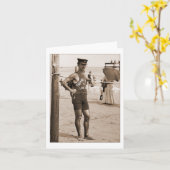 Het Strand 1905 van Brighton van de badmeester Kaart (Gele Bloem)