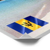 Het strand - Barbados - Poster (Hoek)
