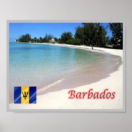 Het strand - Barbados - Poster (Voorkant)