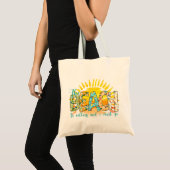 Het strand belt en ik moet gaan tote bag (Voorkant (product))