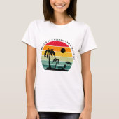 Het strand belt en ik moet weg. t-shirt (Voorkant)