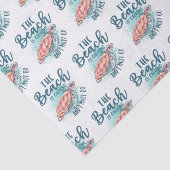 Het strand belt en ik moet weg. tissuepapier (Detail)