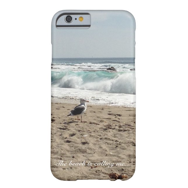 Het strand belt me - iPhone 6 hoesje (Achterkant)