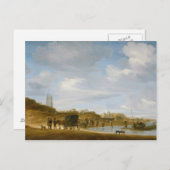 Het strand bij Egmond-an-Zee Briefkaart (Voorkant / Achterkant)