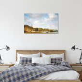 Het strand bij Egmond-an-Zee Canvas Afdruk (Insitu (Slaapkamer))