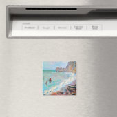 Het strand bij Etretat Claude Monet Magneet (Insitu (Vaatwasser))