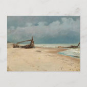 Het strand bij Højen door P.S. Krøyer, Art Briefkaart (Voorkant)