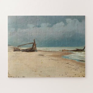 Het strand bij Højen door P.S. Krøyer, Art Legpuzzel