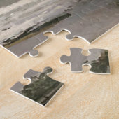 Het strand bij Sainte-Adresse Monet Fine Art Legpuzzel (Zijkant)