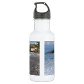 Het strand bij Scalea Waterfles (Achterkant)