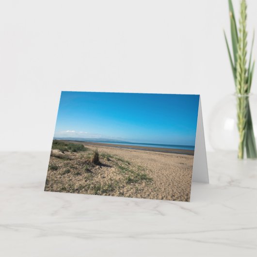 Het strand bij Troon Scotland Briefkaart (Voorkant)