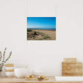 Het strand bij Troon Scotland Briefkaart Poster (Keuken)