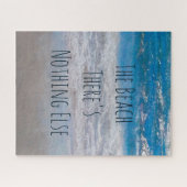 Het strand Blue White Tropical Ocean Waves Coastal Legpuzzel (Horizontaal)