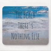 Het strand Blue White Tropical Ocean Waves Coastal Muismat (Voorkant)