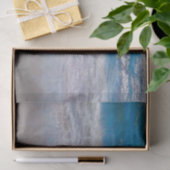 Het strand Blue White Tropical Ocean Waves Coastal Tissuepapier (Geschenk)