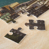 Het strand Bournemouth. Legpuzzel (Zijkant)