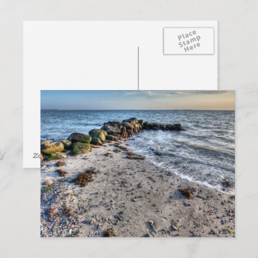 Het strand Briefkaart (Voorkant / Achterkant)