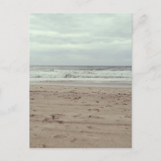 Het strand briefkaart (Voorkant)