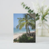 Het strand briefkaart (Staand voorkant)