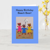 Het strand draagt kaart (Gele Bloem)