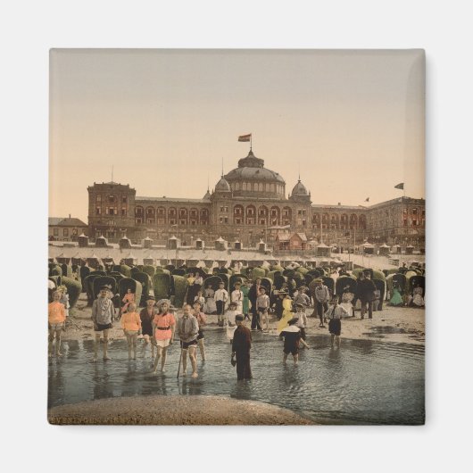 Het strand en Kursaal, Scheveningen, Nederland Magneet (Voorkant)