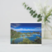 Het strand geheime paradijseilanden briefkaart (Staand voorkant)