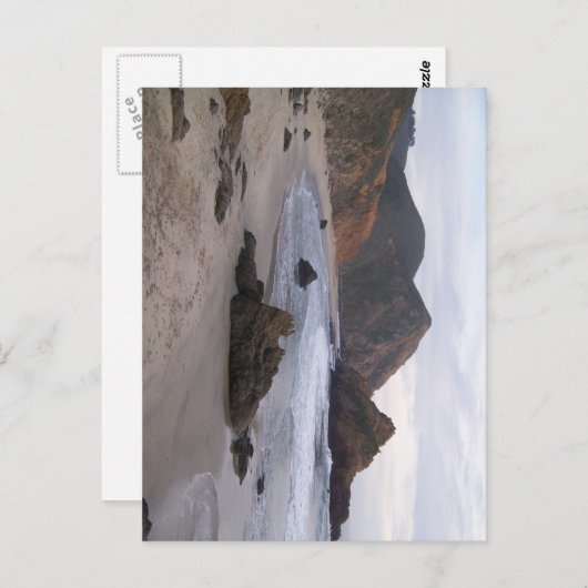 Het Strand Grote Sur van Pfeiffer, ca. Briefkaart (Voorkant / Achterkant)