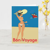 Het strand, het Schip van de Cruise, Reis Bon, Kaart (Gele Bloem)