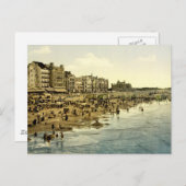 Het strand in Oostende België Briefkaart (Voorkant / Achterkant)