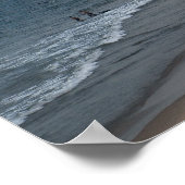 Het strand in Tel Aviv Poster (Hoek)