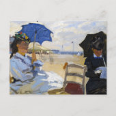 Het strand in Trouville Claude Monet Briefkaart (Voorkant)