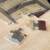 Het strand in Trouville Claude Monet Legpuzzel (Zijkant)