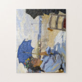 Het strand in Trouville Claude Monet Legpuzzel (Verticaal)