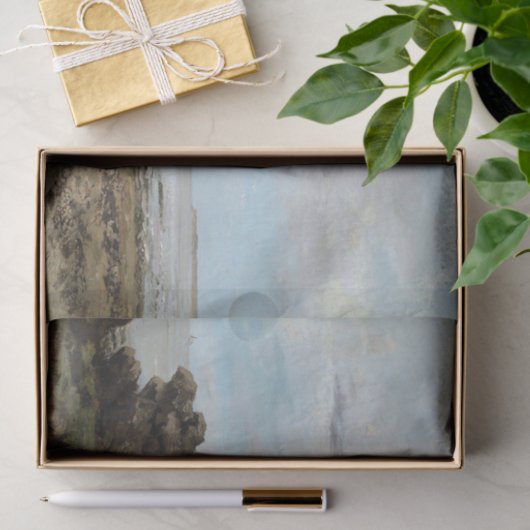 Het strand in Trouville, Gustave Courbet Tissuepapier (Geschenk)