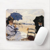 Het strand in Trouville Muismat (Met muis)