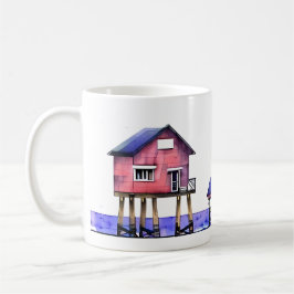 Het strand is mijn gelukkige plek koffiemok