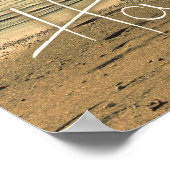 Het strand is mijn gelukkige plek poster (Hoek)