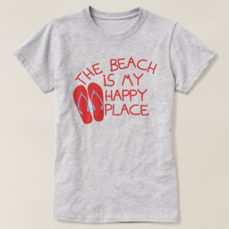 Het strand is mijn gelukkige plek t-shirt