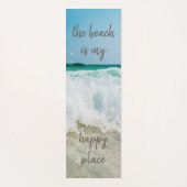 Het strand is mijn gelukkige plek yogamat (Voorkant)