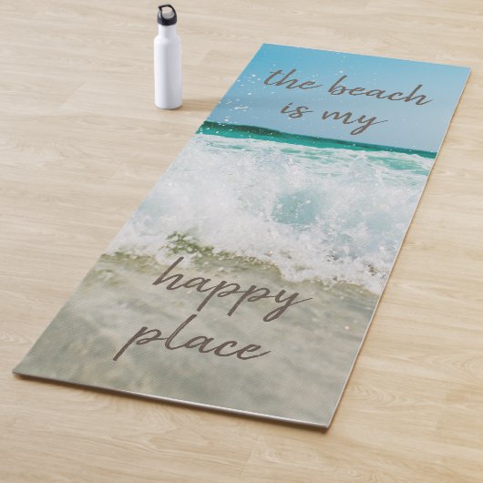 Het strand is mijn gelukkige plek yogamat (In situ)