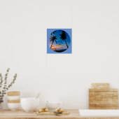 Het strand is mijn geluksplek poster (Keuken)